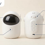 Feature callouts on the automatic laser cat toy