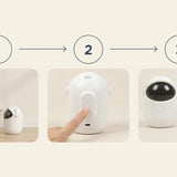 Three-step how to use the automatic laser cat toy